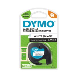 DYMO Schriftband LT Weiß/Schwarz