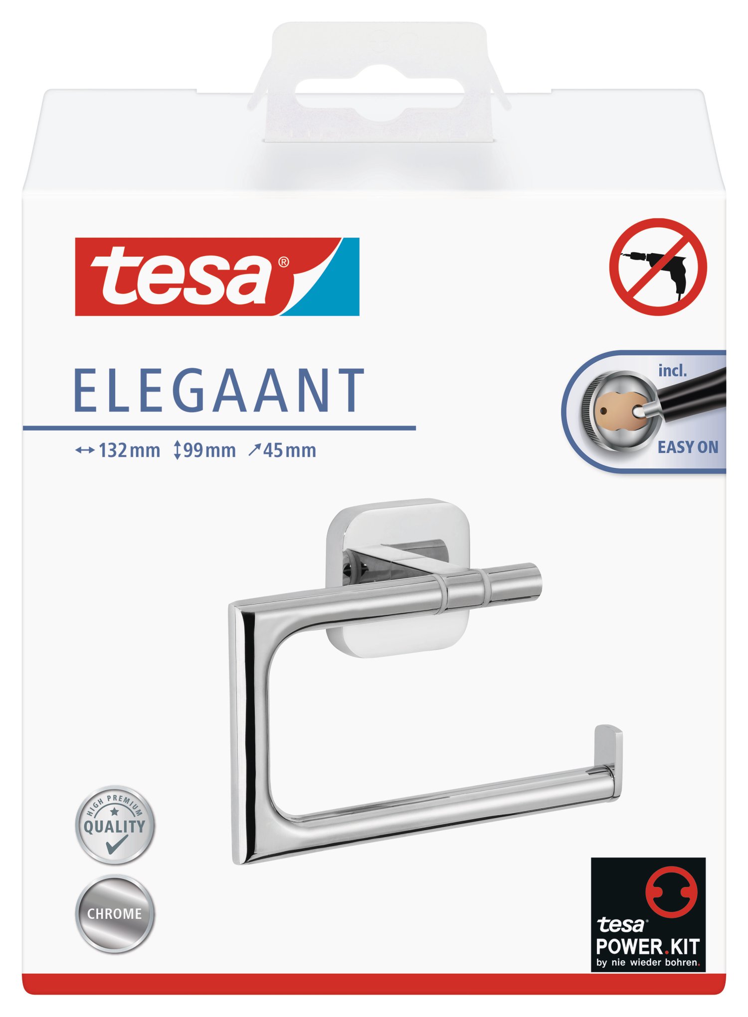 TESA WC-Papierrollenhalter Elegaant