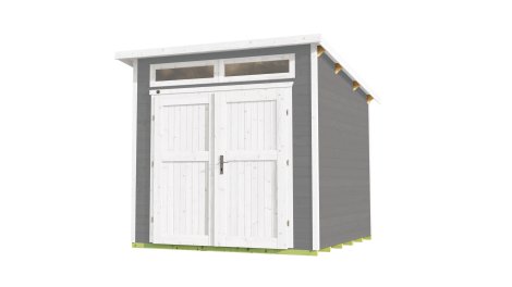 WEKA Gartenhaus 264 Grau Größe 2