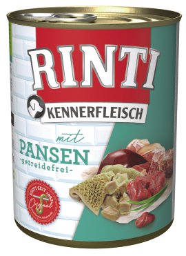 RINTI Kennerfleisch Hundenassfutter Pansen 800 g