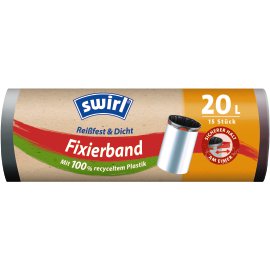 SWIRL® Müllbeutel mit Fixierband