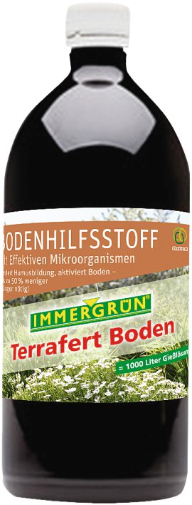 IMMERGRÜN Bio Effektive Mikroorganismen Terrafert Boden 500 ml