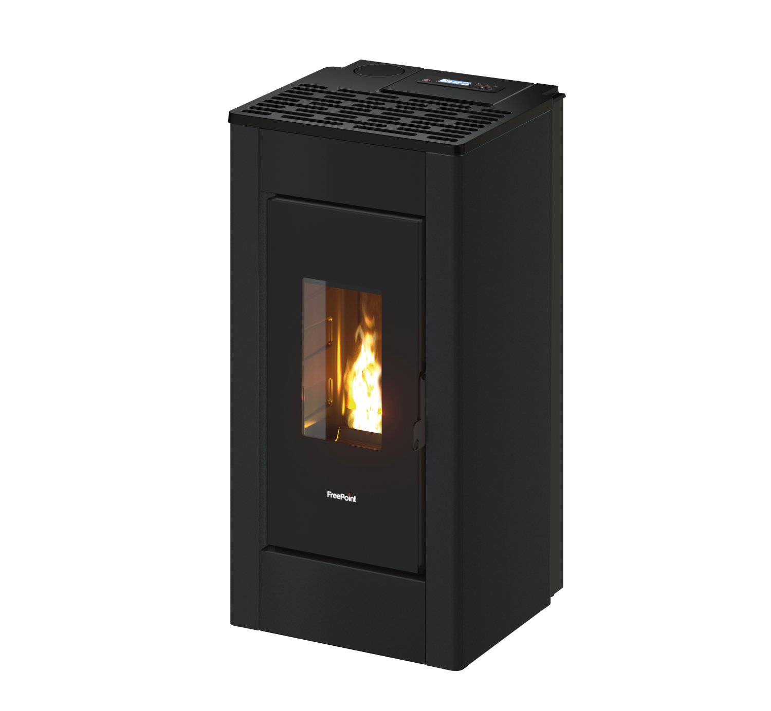 FREEPOINT Pelletofen Sharp Airtight Stahl Anthrazit 7 kW