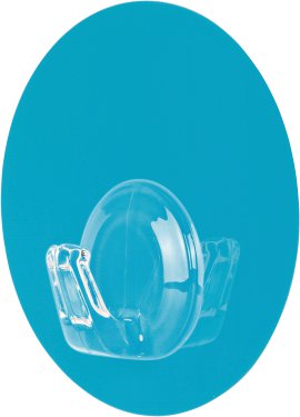 fix-o-moll Haken rund Blau 68 mm 1 Stk.