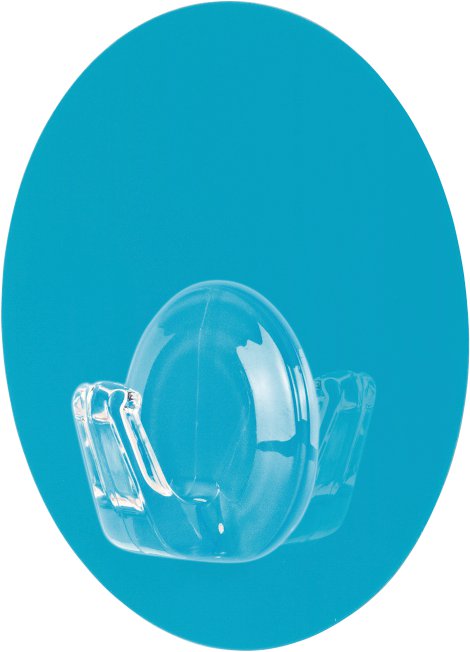 fix-o-moll Haken rund Blau 68 mm 1 Stk.