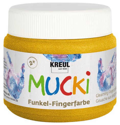 KREUL Funkel-Fingerfarbe Goldschatz 150 ml