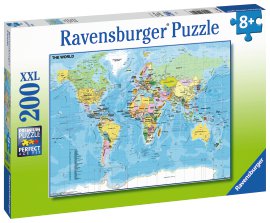 RAVENSBURGER Puzzle Die Welt 200-tlg.