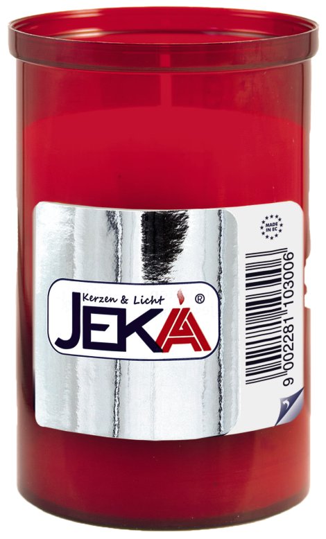 JEKA Grablicht ohne Deckel 65x100 mm (ØxH), Rot