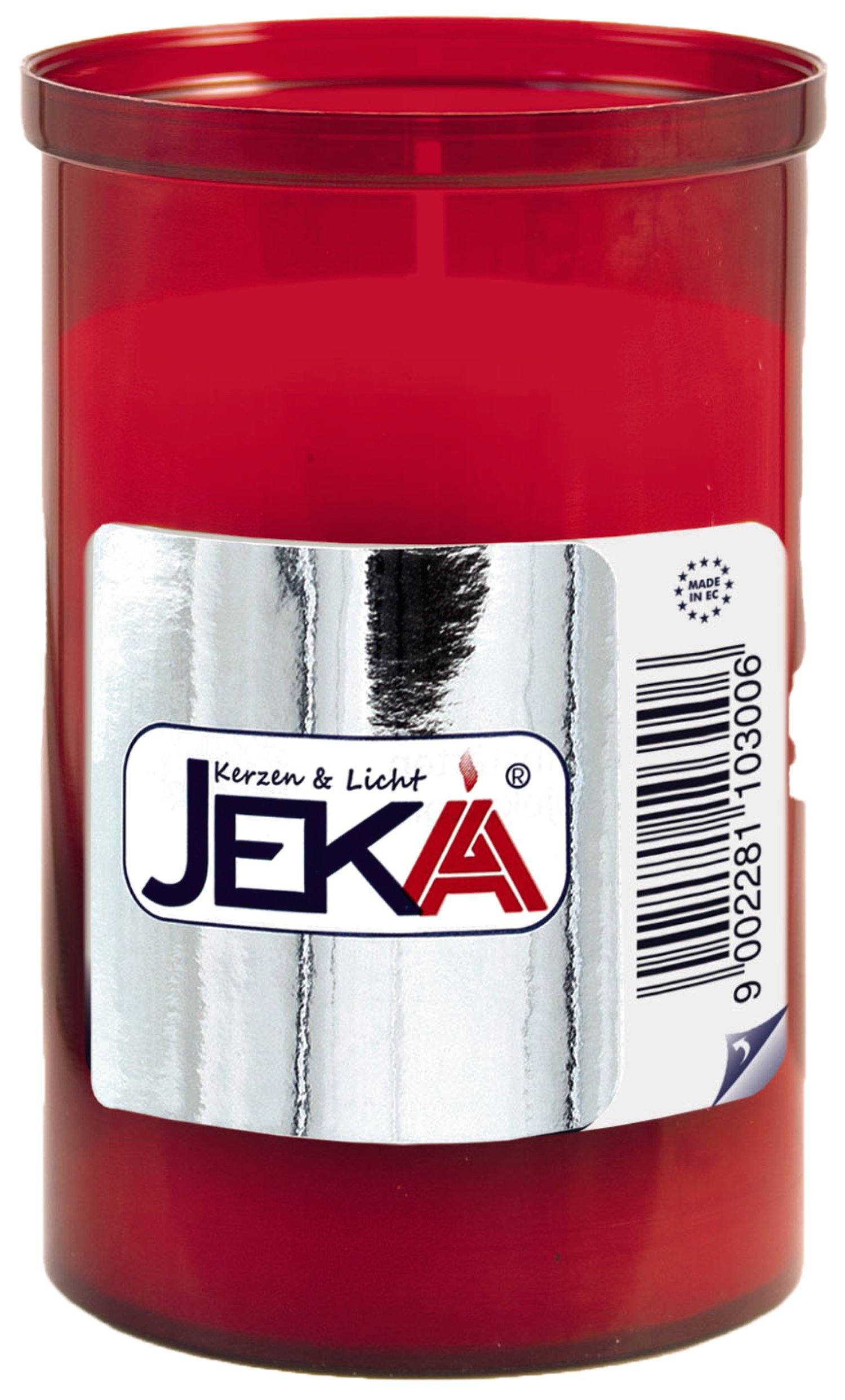 JEKA Grablicht ohne Deckel 65x100 mm (ØxH), Rot