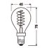 OSRAM LED-Lampen 1906 CLP D F GD E15 3,4W Warmweiß