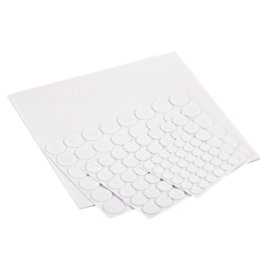 SUKI Filzgleiterset klebend Weiß 133 Stk.