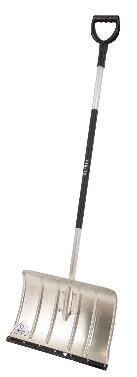 OFFNER Schneeschieber mit D-Griff Stiel, Alu