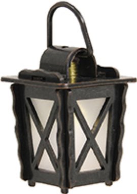 Laterne Metall LED Weiß 4 cm