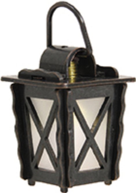 Laterne Metall LED Weiß 4 cm