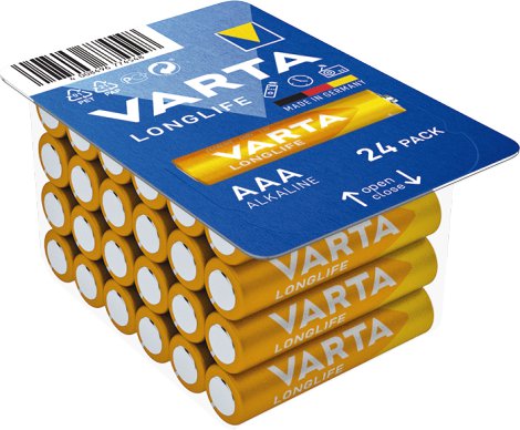 VARTA Alkaline Batterie Longlife AAA Micro LR03 24er Pack