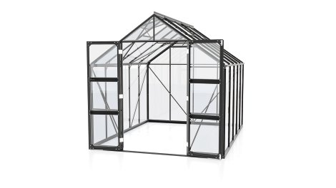 VITAVIA Gewächshaus Domus 8300 ESG 3 mm Schwarz