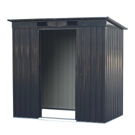 TEPRO Metall-Gerätehaus Multi Shed Anthrazit XL