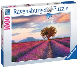 RAVENSBURGER Puzzle Lavendelfeld zur goldenen Stunde