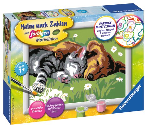 RAVENSBURGER Malen nach Zahlen Tiefer Schlaf