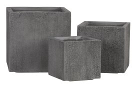 KENT LIVING Pflanztopf Eckig 40x40x40 cm