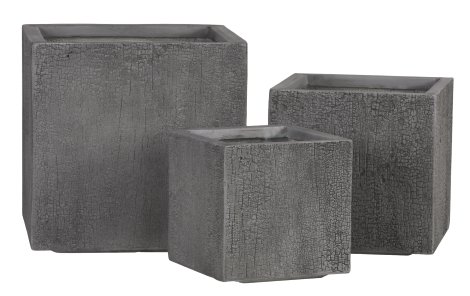 KENT LIVING Pflanztopf Eckig 40x40x40 cm