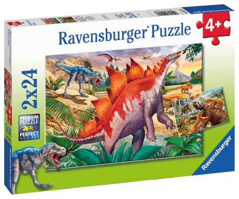 RAVENSBURGER Puzzle Wilde Urzeittiere