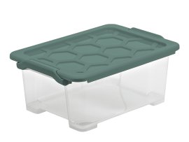 ROTHO Aufbewahrungsbox Evo Safe Misteltoe Grün 11 l