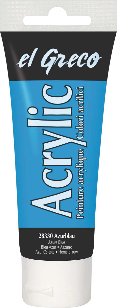 KREUL Acrylfarbe el Greco Azurblau 75 ml