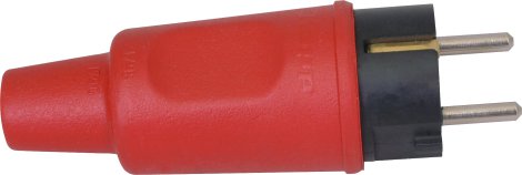 KOPP Vollgummistecker mit Knickschutz groß Rot