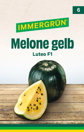 IMMERGRÜN Tütensamen Melone gelb Luteo F1