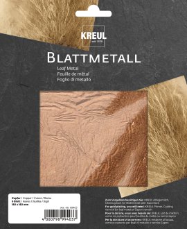 KREUL Blattmetall Kupfer 140x140 mm