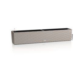 LECHUZA Pflanzkasten Balconera Cottage Sandbraun