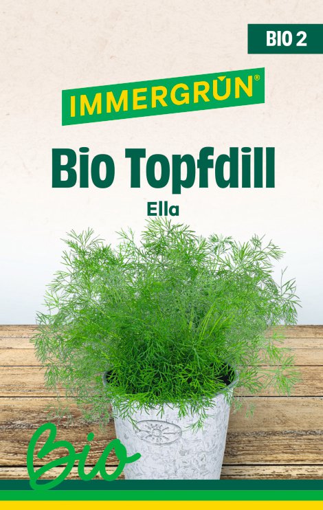 IMMERGRÜN Tütensamen BIO Topfdill Ella