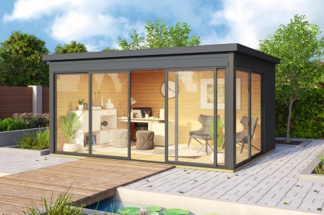 WEKA Designhaus 412 Anthrazit Größe 2