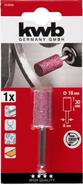 KWB Schleifstift Zylinder 16x32 mm