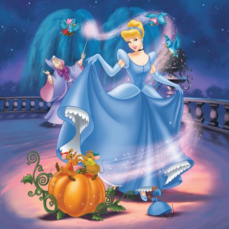RAVENSBURGER Puzzle Schneewittchen, Aschenputtel und Arielle 49-tlg.