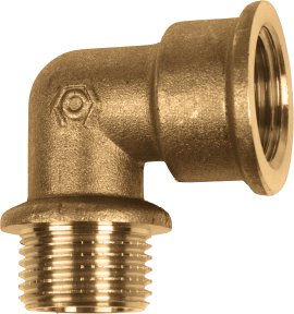 CORNAT Winkel Messing 1" IG-AG