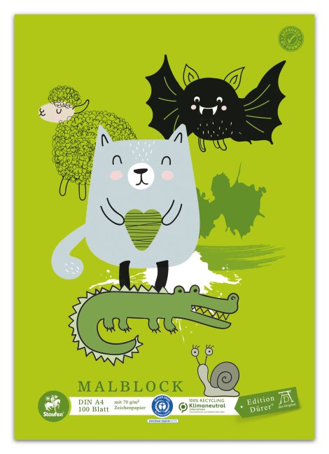 EDITION DÜRER Malblock A4, 100 Blatt 70 g