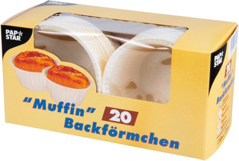 MuffinBackförmchen weiß Ø 5 cm 20 Stk.