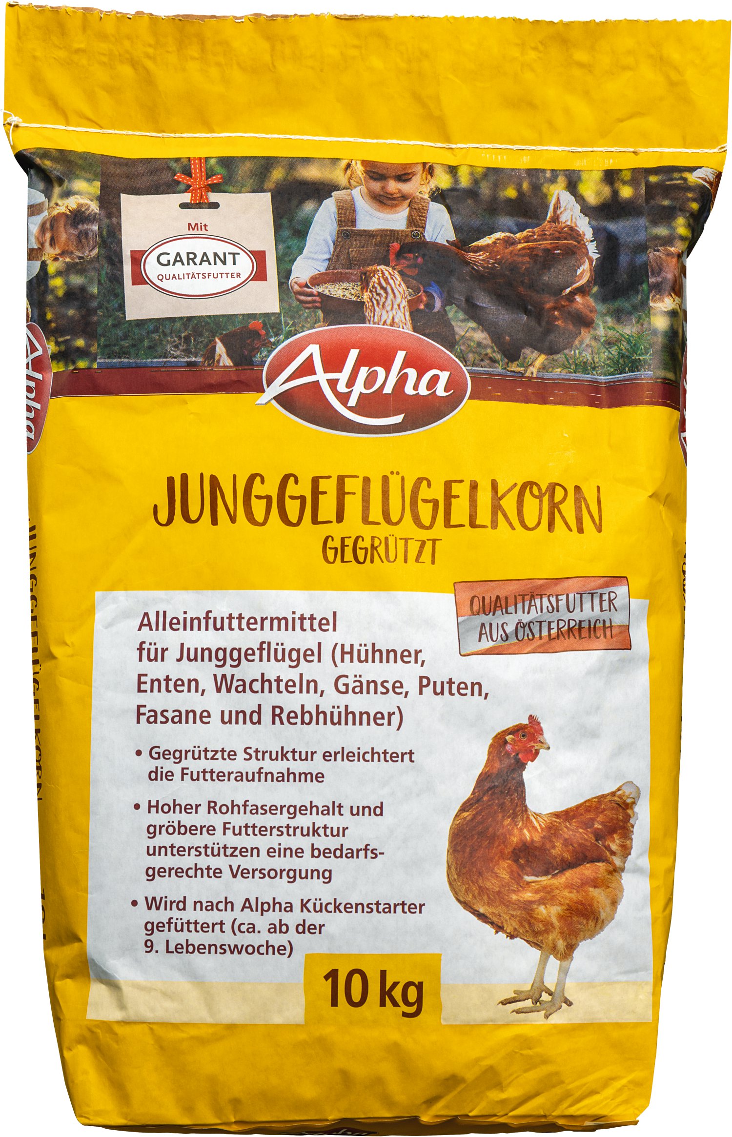 ALPHA Junggeflügelkorn - gegrützt 10 kg