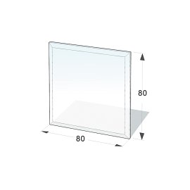 LIENBACHER Glasbodenplatte quadratisch