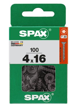 SPAX Universalschraube Senkkopf T-Star Schwarz