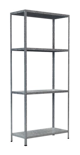 SCHULTE REGALWELT Steckgrundregal 4 Böden verzinkt 180x80x35 cm