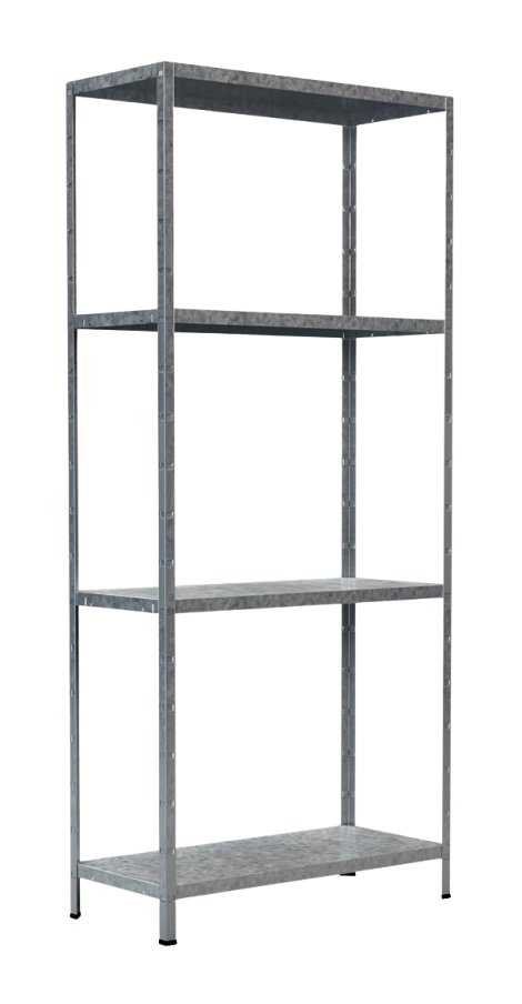 SCHULTE REGALWELT Steckgrundregal 4 Böden verzinkt 180x80x35 cm