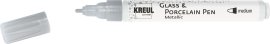 KREUL Malstift Glass & Porcelain Metallic Medium Silber