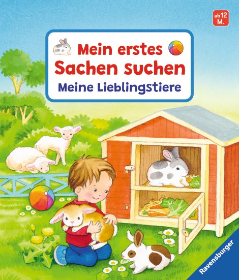 RAVENSBURGER Buch Mein erstes Sachen suchen Meine Lieblingstiere