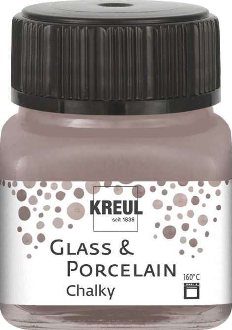 KREUL Malfarbe Glass & Porcelain Chalky Mild Mocca 20 ml