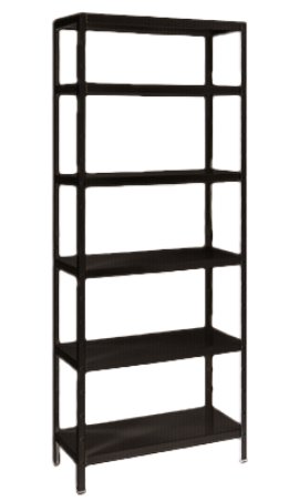 SCHULTE REGALWELT Grundregal 6 Böden Weiß 200x100x30 cm
