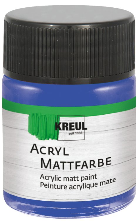 KREUL Acryl Mattfarbe Ultramarinblau 50 ml