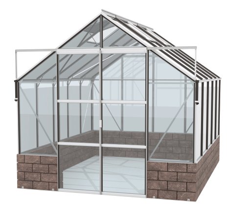 VITAVIA Gewächshaus Cassandra 8300 ESG 3 mm, Sockel Herbstlaub